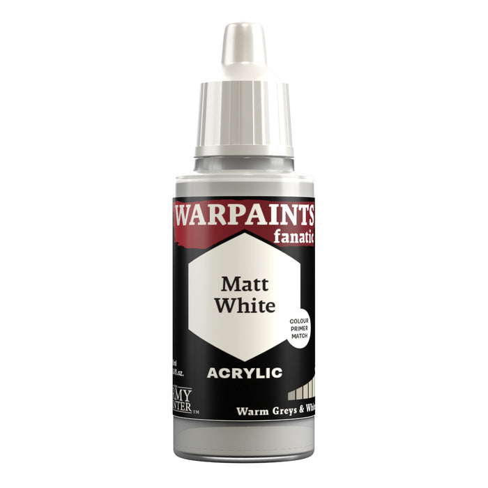Paints and Paint Accessories Painter - Warpaints - Fanatic Acrylic Matt White - Cardboard Memories Inc.