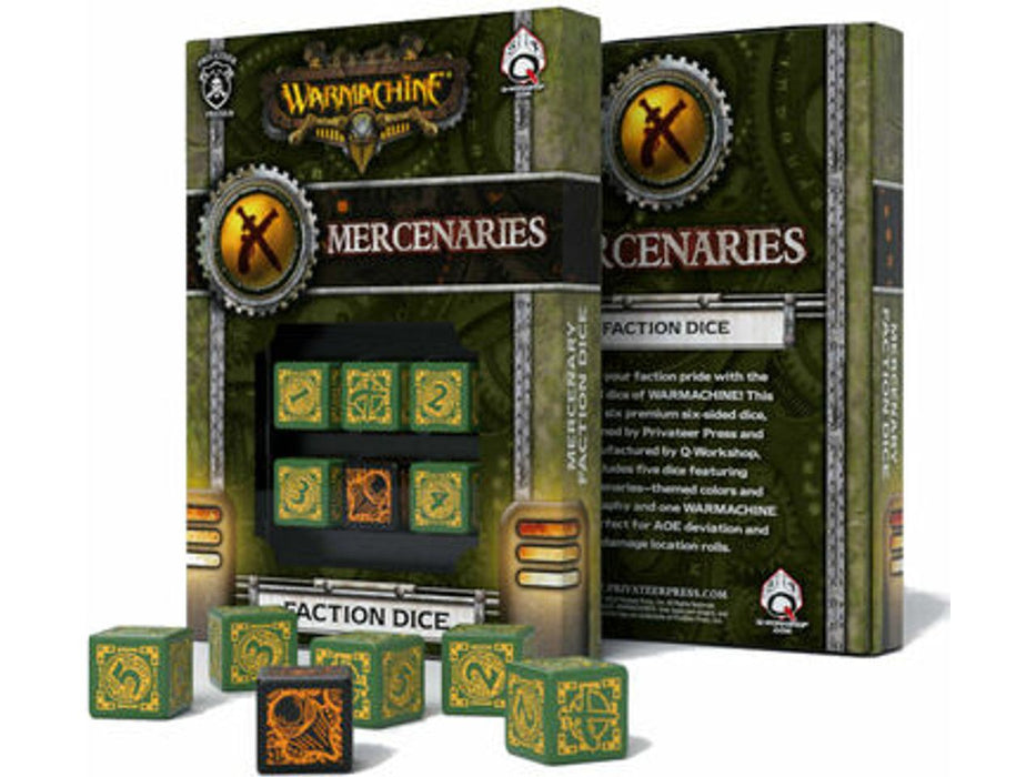 Collectible Miniature Games Privateer Press - Mercenaries Faction Dice - Cardboard Memories Inc.