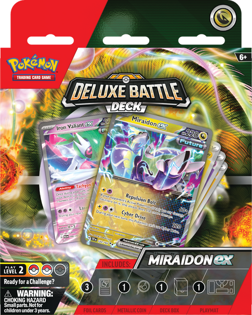 Trading Card Games Pokemon - Deluxe Battle Decks - Miraidon EX - Cardboard Memories Inc.