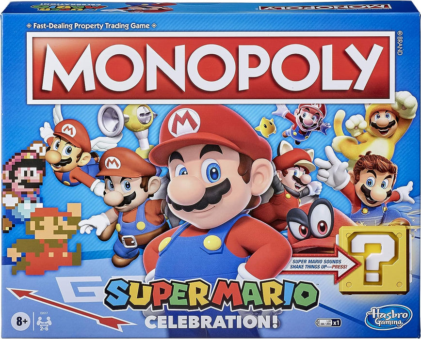 Board Games Hasbro - Monopoly - Super Mario Celebrations - Cardboard Memories Inc.