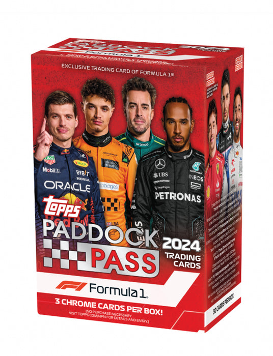 Sports Cards Topps - 2024 - Formula 1 Racing - Paddock Pass - Value Box - Cardboard Memories Inc.