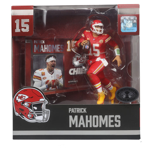 Building Sets McFarlane Toys - NFL - Posed - Kansas City Chiefs - Patrick Mahomes - Platinum Edition - Cardboard Memories Inc.