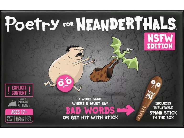 Card Games Rebel - Poetry For Neanderthals - NSFW Edition - Cardboard Memories Inc.