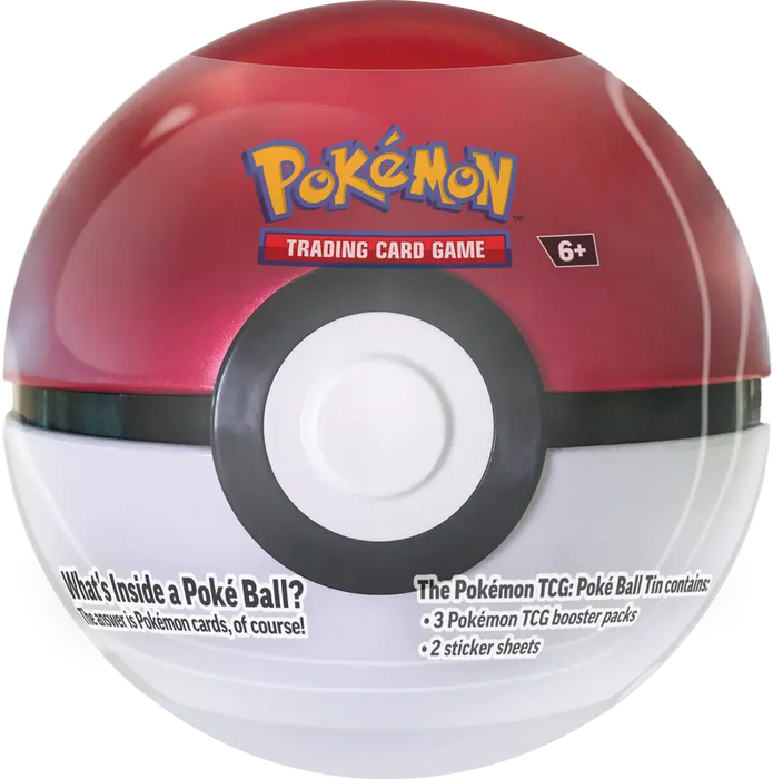 Trading Card Games Pokemon - 2024 - Winter Pokeball Collector Tin - Pokeball - Cardboard Memories Inc.