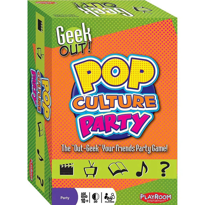 Board Games Playroom Entertainment - Geek Out! - Pop Culture Party - Cardboard Memories Inc.