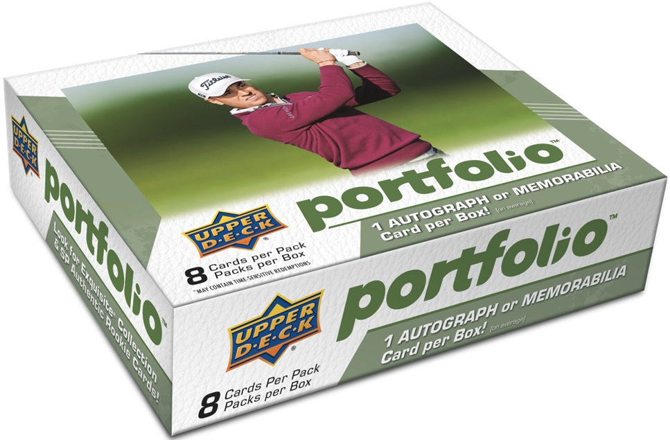 Sports Cards Upper Deck - 2024 - Golf - Portfolio - Trading Card Hobby Box - Cardboard Memories Inc.