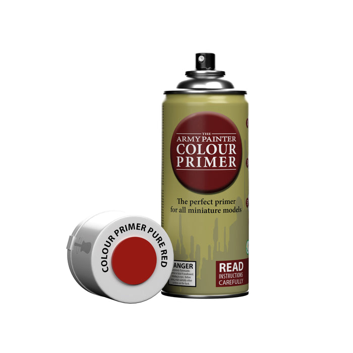 Paints and Paint Accessories Army Painter - Colour Primer - Pure Red - Paint Spray - Cardboard Memories Inc.