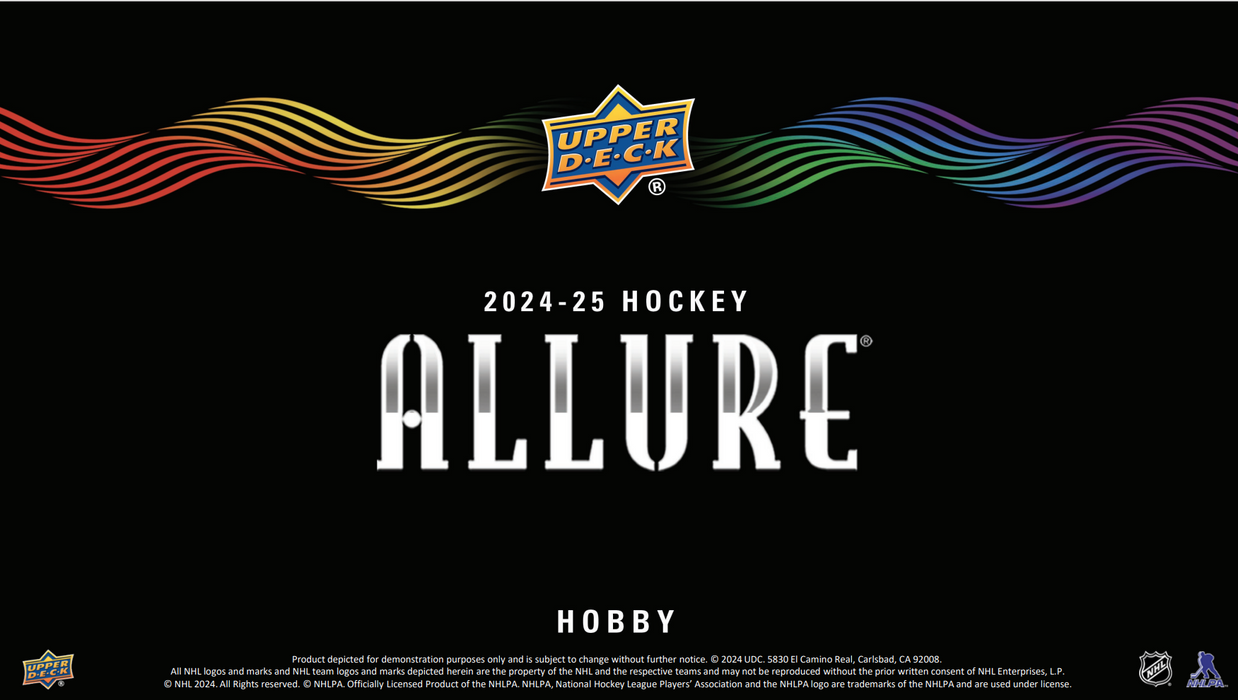 Sports Cards Upper Deck - 2024-25 - Hockey - Allure - Hobby Box - Pre-Order January 15th 2025 - Cardboard Memories Inc.