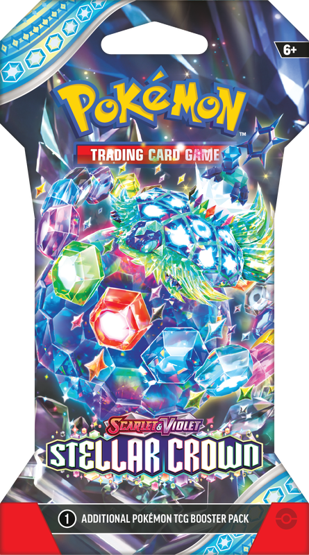 Trading Card Games Pokemon - Scarlet and Violet - Stellar Crown - Blister Pack - Cardboard Memories Inc.