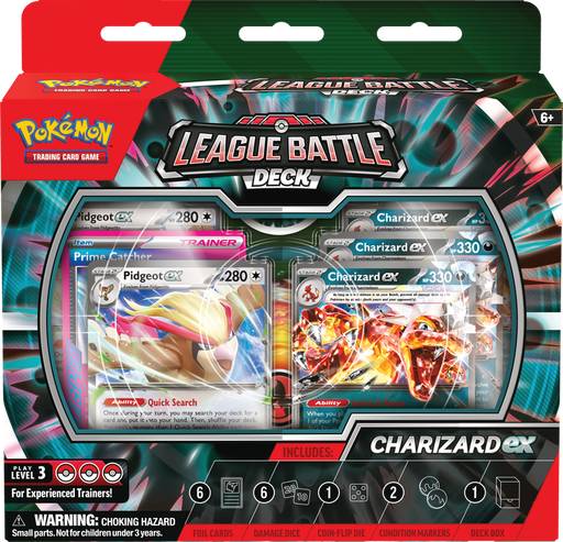 collectible card game Pokemon - League Battle Deck - Charizard EX - Cardboard Memories Inc.