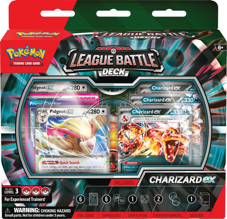 collectible card game Pokemon - League Battle Deck - Charizard EX - Cardboard Memories Inc.