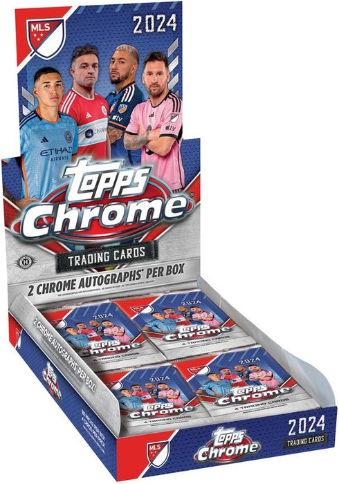 Sports Cards Topps - 2024 - Soccer - Major League Soccer - Chrome - Hobby Box - Cardboard Memories Inc.