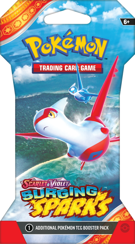 Trading Card Games Pokemon - Scarlet and Violet - Surging Sparks - Blister Pack - Pre-Order November 8th 2024 - Cardboard Memories Inc.