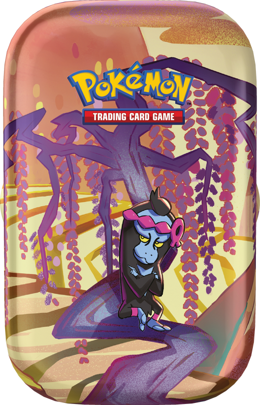 Trading Card Games Pokemon - Scarlet and Violet - Shrouded Fable - Mini-Tin - Munkidori - Pre-Order August 2nd 2024 - Cardboard Memories Inc.