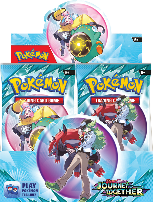 Trading Card Games Pokémon - Scarlet and Violet - Journey Together - Booster Box - Pre-Order March 28th 2025 - Cardboard Memories Inc.