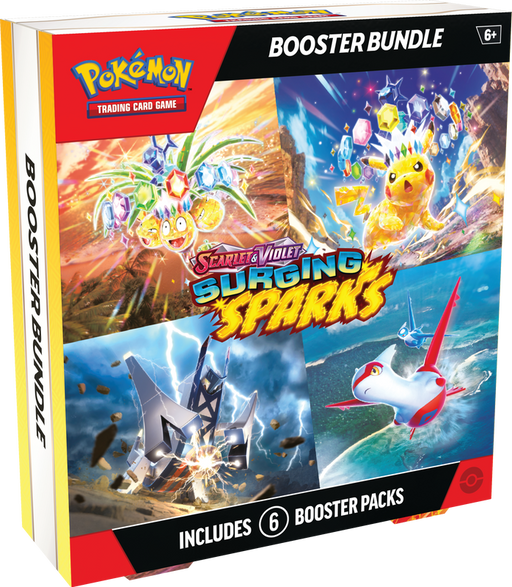 Trading Card Games Pokemon - Scarlet and Violet - Surging Sparks - Booster Bundle - Pre-Order November 8th 2024 - Cardboard Memories Inc.