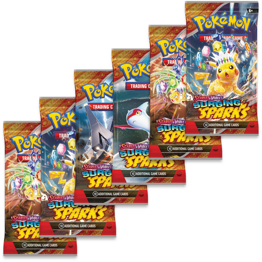 Trading Card Games Pokemon - Scarlet and Violet - Surging Sparks - Booster Bundle - Pre-Order November 8th 2024 - Cardboard Memories Inc.