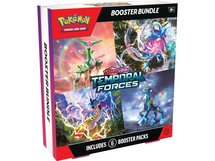 Trading Card Games Pokemon - Scarlet and Violet - Temporal Forces - Booster Bundle - Cardboard Memories Inc.