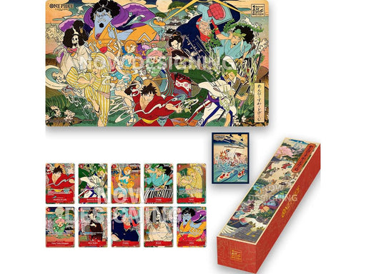 collectible card game Bandai - One Piece Card Game - 1st Year Anniversary Set English Version - Pre-Order June 28th 2024 - Cardboard Memories Inc.