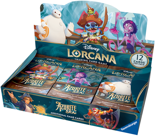 Trading Card Games Disney - Lorcana - Azurite Sea - Booster Box - Pre-Order November 15th 2024 - Cardboard Memories Inc.