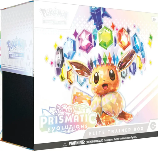 Trading Card Games Pokemon - Scarlet and Violet - Prismatic Evolutions - Elite Trainer Box - Pre-Order January 17th 2025 - Cardboard Memories Inc.