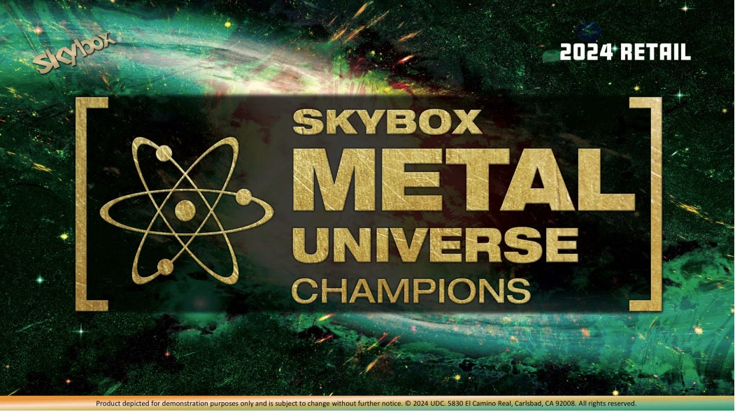 Sports Cards Upper Deck - 2024 - Skybox Metal Universe Champions - Blaster Box - Pre-Order November 15th 2024 - Cardboard Memories Inc.