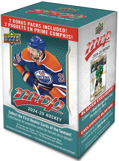 Sports Cards Upper Deck - 2024-25 - Hockey - MVP - Blaster Box - Cardboard Memories Inc.