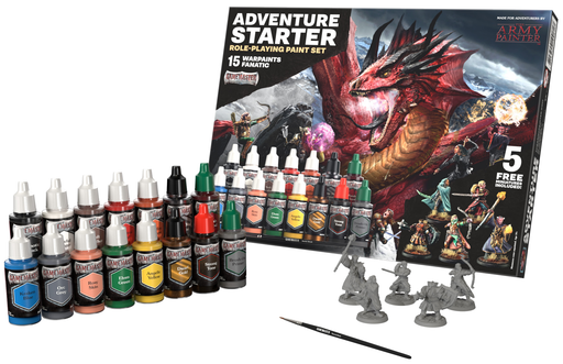 Paints and Paint Accessories Army Painter - Adventure Starter Role-Playing Paint Set - Pre-Order August 17th 2024 - Cardboard Memories Inc.