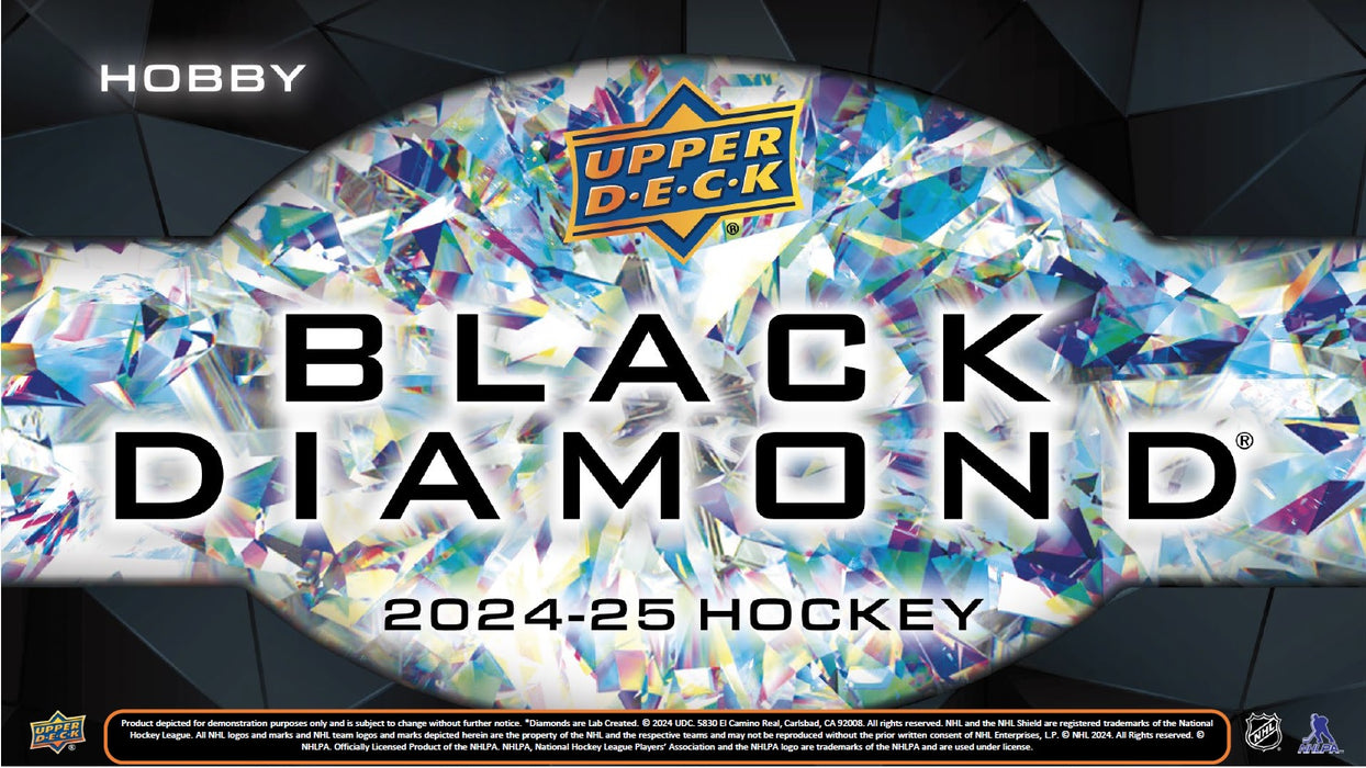 Sports Cards Upper Deck - 2024-25 - Hockey - Black Diamond - Hobby Box - Pre-Order December 18th 2024 - Cardboard Memories Inc.