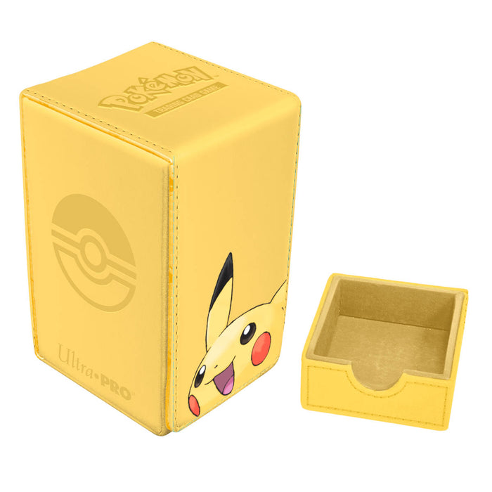 Supplies Ultra Pro - Pokémon - Deck Box - Alcove Tower - Pikachu 2025 - Available May 15th 2025 - Cardboard Memories Inc.