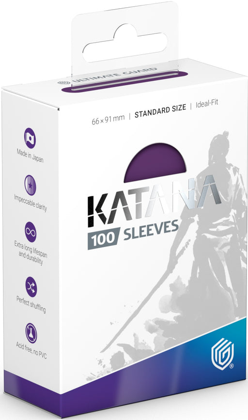 Supplies Ultimate Guard - Katana Sleeves - Standard - Iris Bloom - 100 Count - Cardboard Memories Inc.