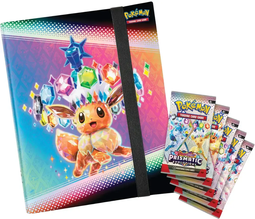 Trading Card Games Pokemon - Scarlet and Violet - Prismatic Evolutions - Binder Collection - Pre-Order January 17th 2025 - Cardboard Memories Inc.