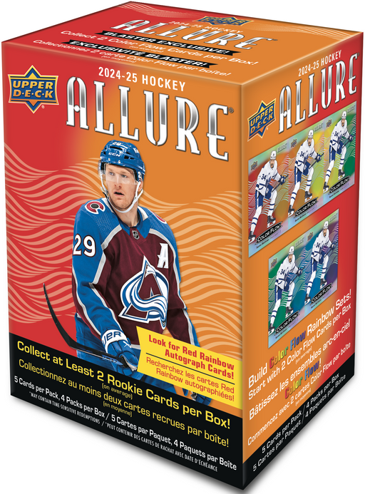 Sports Cards Upper Deck - 2024-25 - Hockey - Allure - Blaster Box - Pre-Order January 15th 2025 - Cardboard Memories Inc.