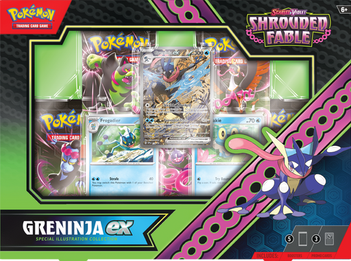 Trading Card Games Pokemon - Scarlet and Violet - Shrouded Fable - Greninja EX - Special Illustration Collection - Pre-Order August 2nd 2024 - Cardboard Memories Inc.
