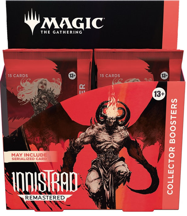 Trading Card Games Magic the Gathering - Innistrad Remastered - Collector Booster Box - Pre-Order January 24th 2025 - Cardboard Memories Inc.