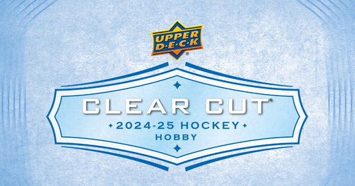 Sports Cards Upper Deck - 2024-25 - Hockey - Clear Cut - Hobby Box - Pre-Order April 30th 2024 - Cardboard Memories Inc.