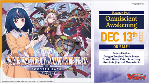 Trading Card Games Bushiroad - Cardfight!! Vanguard - Omniscient Awakening - Booster Box - Pre-Order December 13th 2024 - Cardboard Memories Inc.