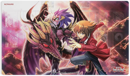 Supplies Konami - Yu-Gi-Oh! - Jaden and Yubel - Game / Play Mat - Pre-Order January 24th 2025 - Cardboard Memories Inc.