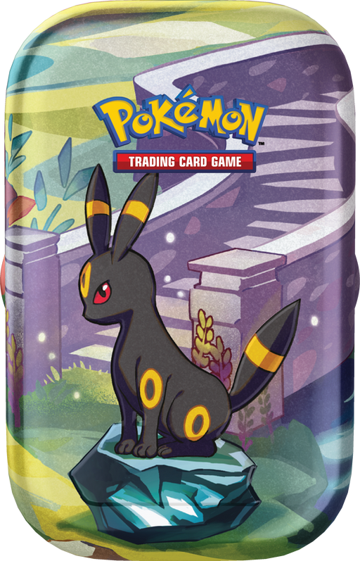 Trading Card Games Pokemon - Scarlet and Violet - Prismatic Evolutions - Mini Tins - Umbreon - Pre-Order February 7th 2025 - Cardboard Memories Inc.