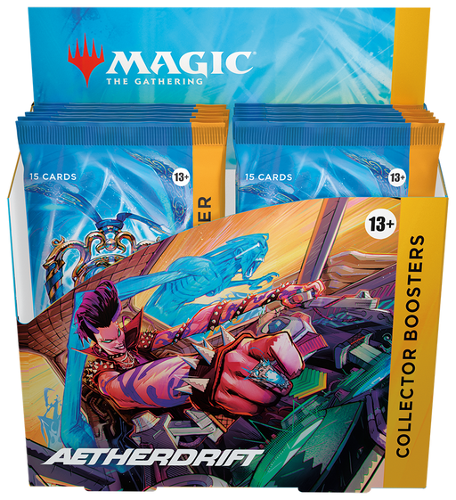 Trading Card Games Magic the Gathering - Aetherdrift - Collector Booster Box - Pre-Order February 14th 2025 - Cardboard Memories Inc.