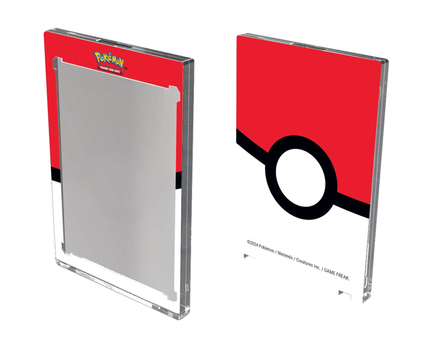 Supplies Ultra Pro - Magnetized One Touch Card Holders - Edge Printed - Pokemon - Pokeball - 35pt Thickness - November 15th 2024 - Cardboard Memories Inc.