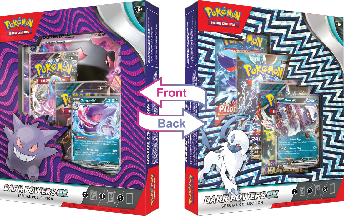 Trading Card Games Pokemon - Scarlet and Violet - Dark Powers EX - Gengar Ex - Absol EX - Cardboard Memories Inc.