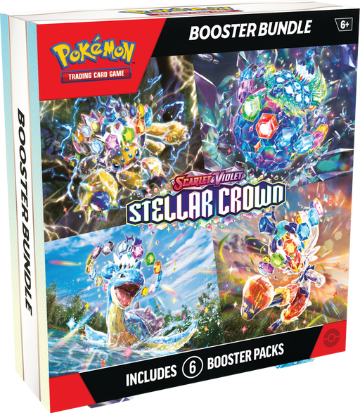 Trading Card Games Pokemon - Scarlet and Violet - Stellar Crown - Booster Bundle - Cardboard Memories Inc.