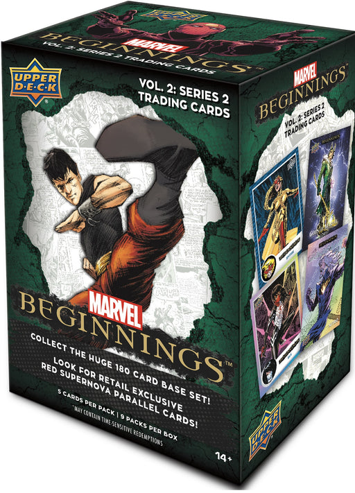 Non Sports Cards Upper Deck - 2024 - Marvel - Beginning Volume 2 - Blaster Box - Pre-Order June 30th 2024 - Cardboard Memories Inc.