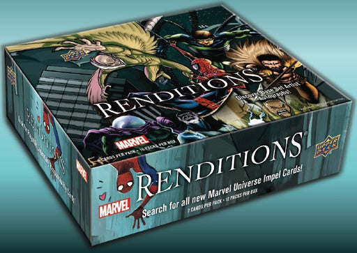 Trading Card Games Upper Deck - Marvel - Renditions - Spider-Man - Hobby Box - Pre-Order December 30th 2024 - Cardboard Memories Inc.