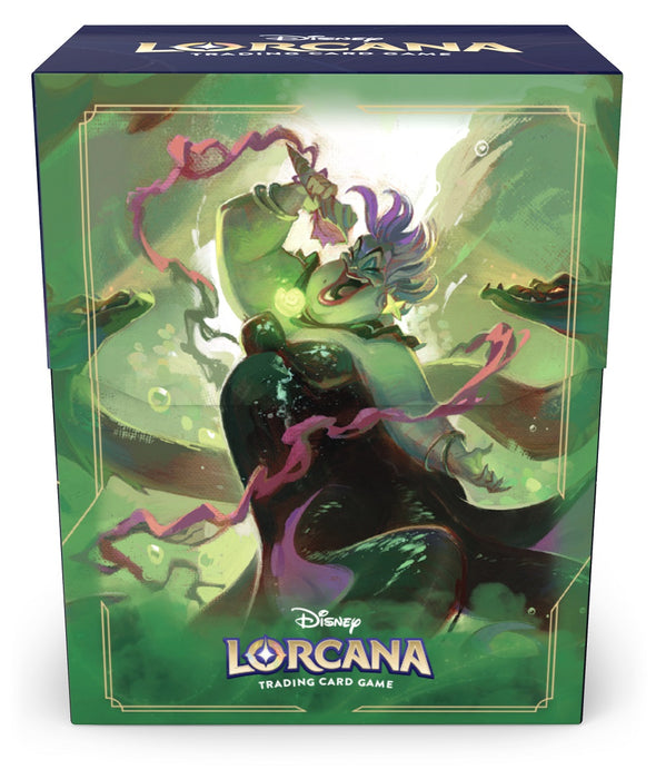 Supplies Disney - Lorcana - Archazias Island - Deck Box - Ursula - Available March 7th 2025 - Cardboard Memories Inc.