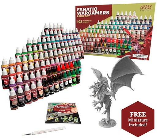 Paints and Paint Accessories Army Painter - Warpaints - Fanatic Wargamers Paint Set - Cardboard Memories Inc.