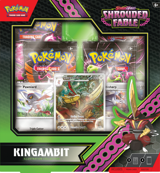 Trading Card Games Pokemon - Scarlet and Violet - Shrouded Fable - Kingambit - Special Illustration Collection - Pre-Order August 2nd 2024 - Cardboard Memories Inc.