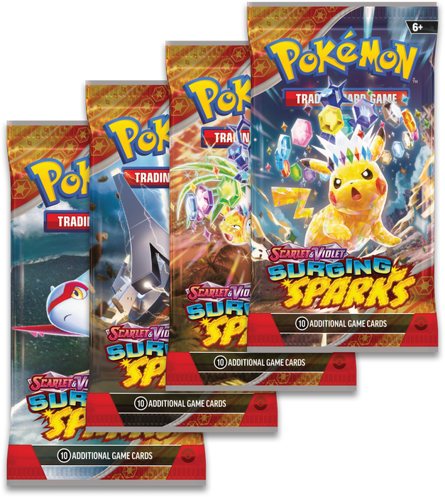 Trading Card Games Pokemon - Scarlet and Violet - Surging Sparks - Booster Box - Pre-Order November 8th 2024 - Cardboard Memories Inc.