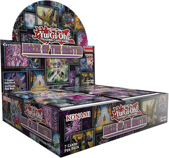 Trading Card Games Konami - Yu-Gi-Oh! - Maze of the Master - Booster Box - Pre-Order March 14th 2025 - Cardboard Memories Inc.